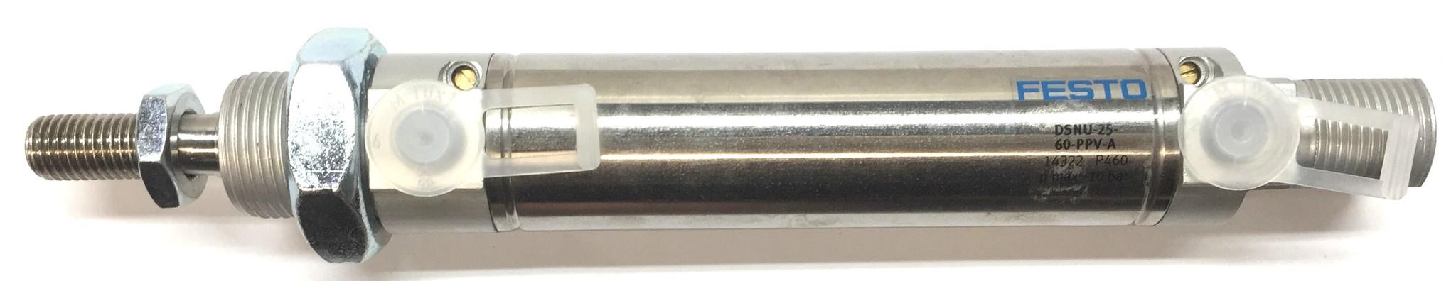 Festo Pneumatic Cylinder DSNU-25-60-PPV-A (14322 P460) NOS