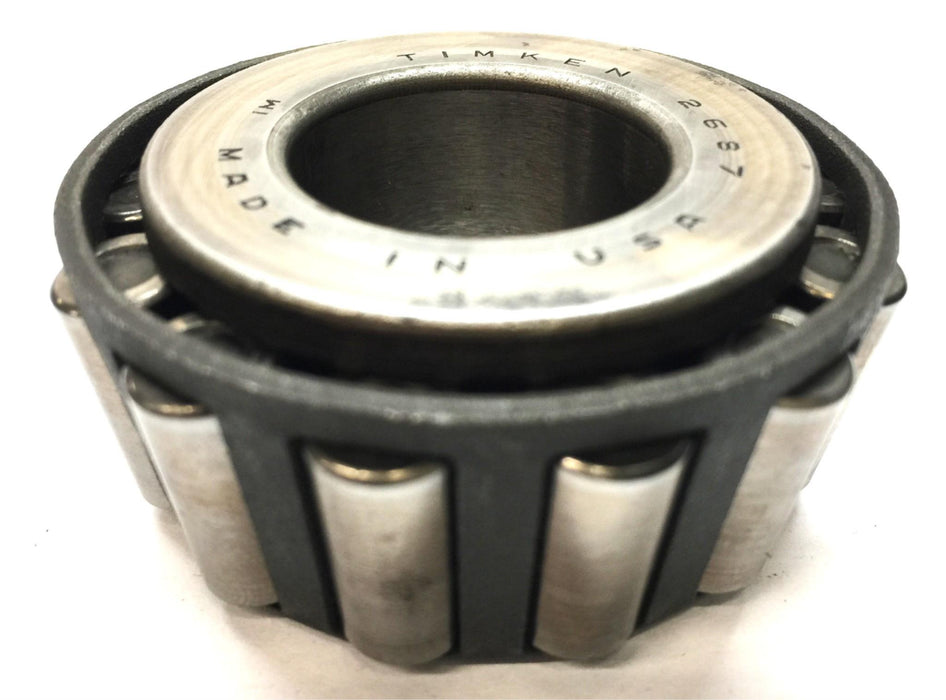 Timken Tapered Roller Bearing Cone 2687 (No Box) NOS