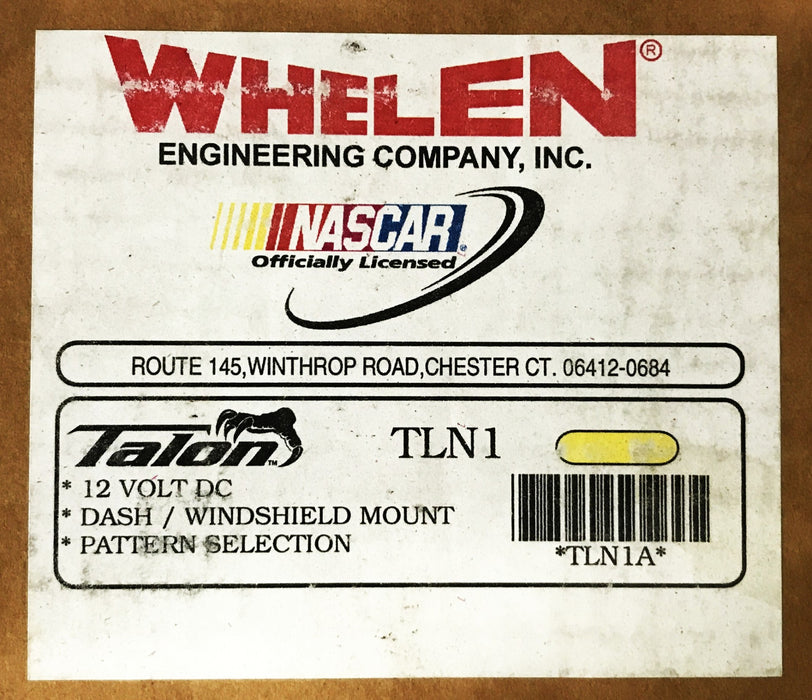 Whelen Talan 12 Volt Amber LED Dash Light TLN1A NOS
