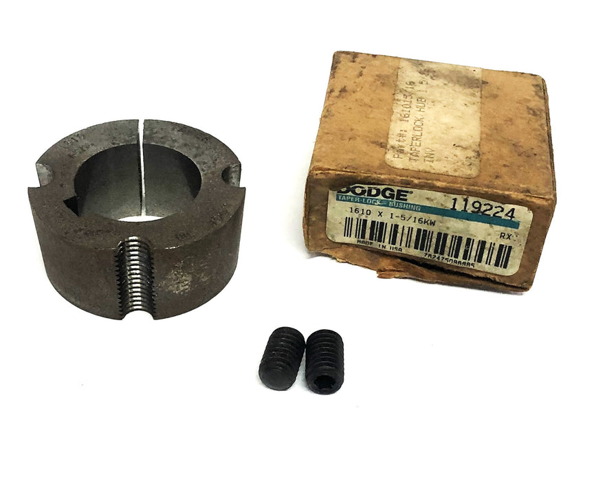 Dodge Split Taper-Lock Bushing 1610X1-5/16 KW (119224) NOS