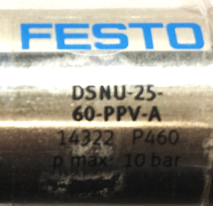 Festo Pneumatic Cylinder DSNU-25-60-PPV-A (14322 P460) NOS