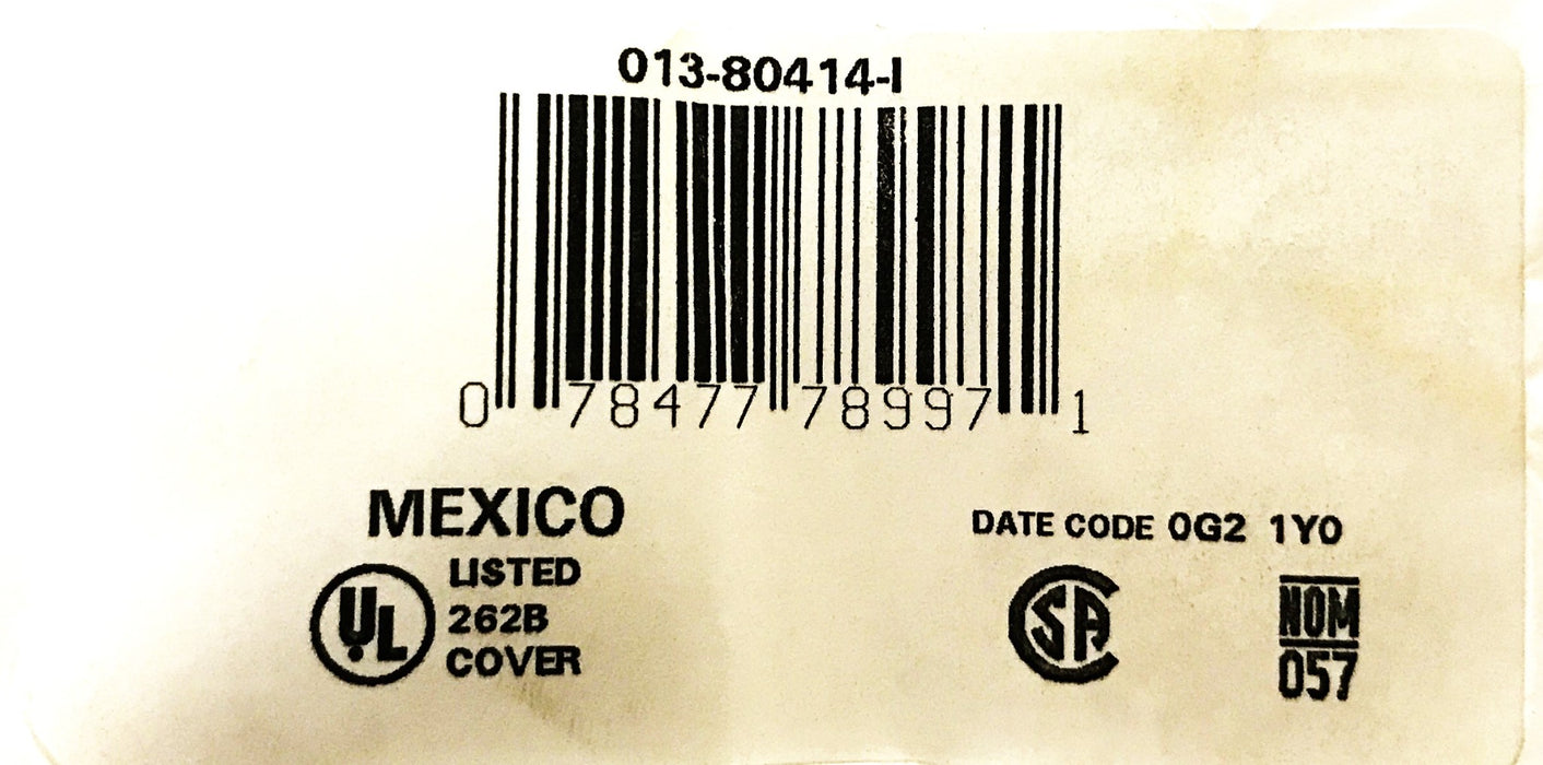 Leviton Ivory Cover, Box of 5, 80414-1 [Lot of 3] NOS