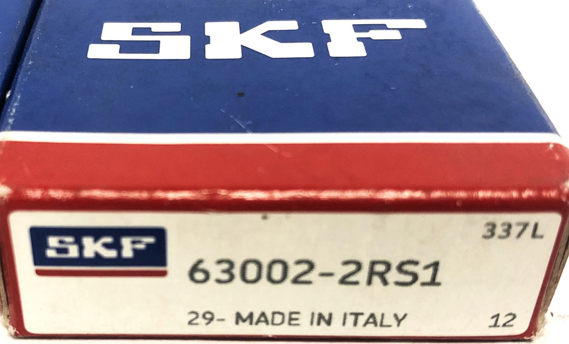 SKF Ball Bearing 63002-2RS1 [Lot of 3] NOS