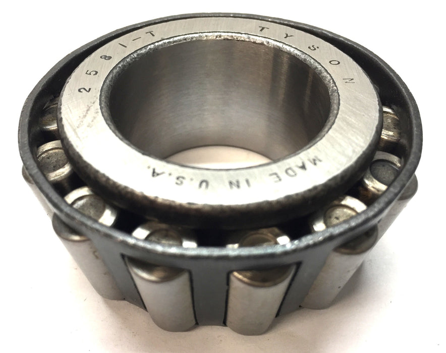 Tyson Tapered Roller Bearing 2581-T (No Box) NOS