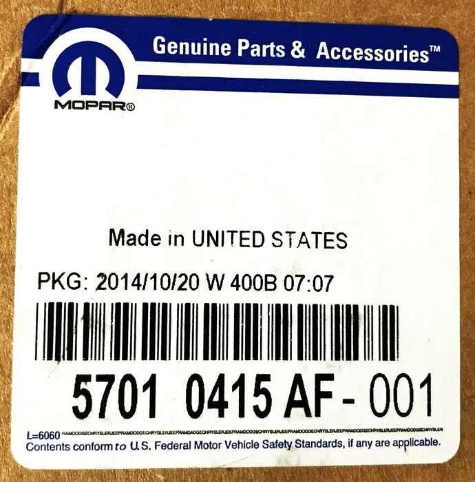 Mopar Dodge Left Tail/Turn/Stop Light Assembly 57010415AF NOS