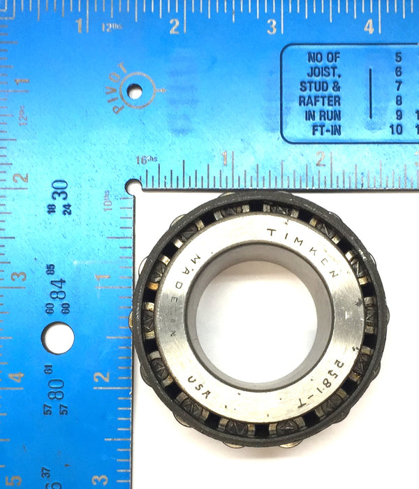 Timken Tapered Roller Bearing Cone 2581T (No Box) NOS