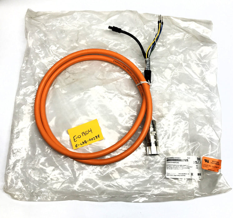 B&R Hybrid Motor Cable 8ECH0002.1111A-0 NOS