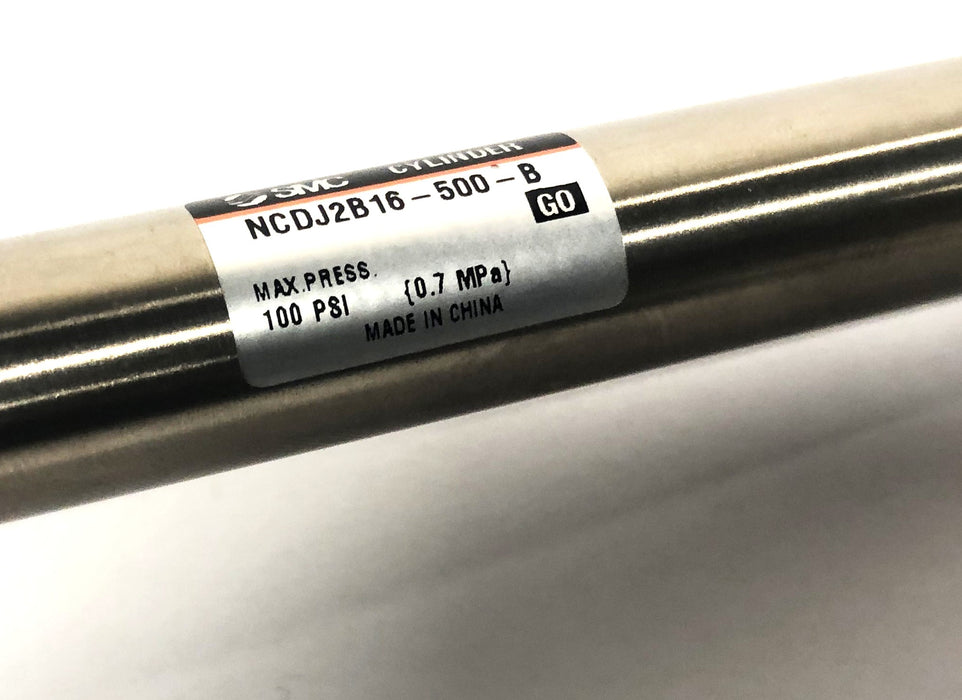 SMC 100psi 0.7MPa Pneumatic Cylinder NCDJ2B16-500-B NOS