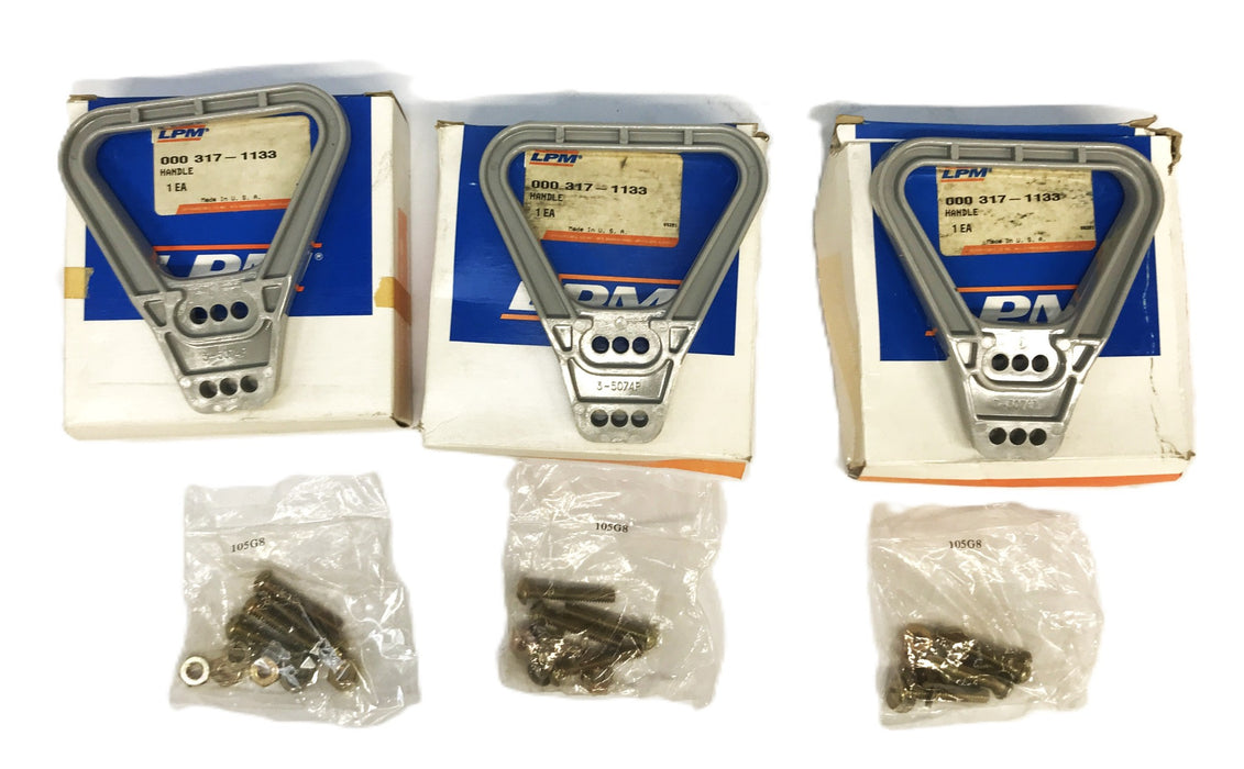 LPM Grey Handle Kit 317-1133 (with 105G8 Hardware Set) [Lot of 3] NOS