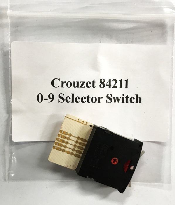 Crouzet 0-9 Selector Switch 84211 NOS