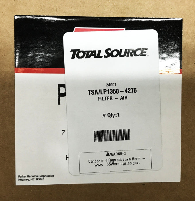 Total Source Forklift Air Filter LP1350-4276 NOS