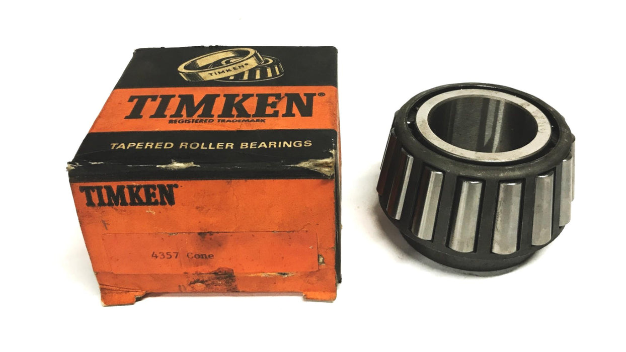 Timken 3-1/4 inch Tapered Roller Bearing Cone 4357 NOS