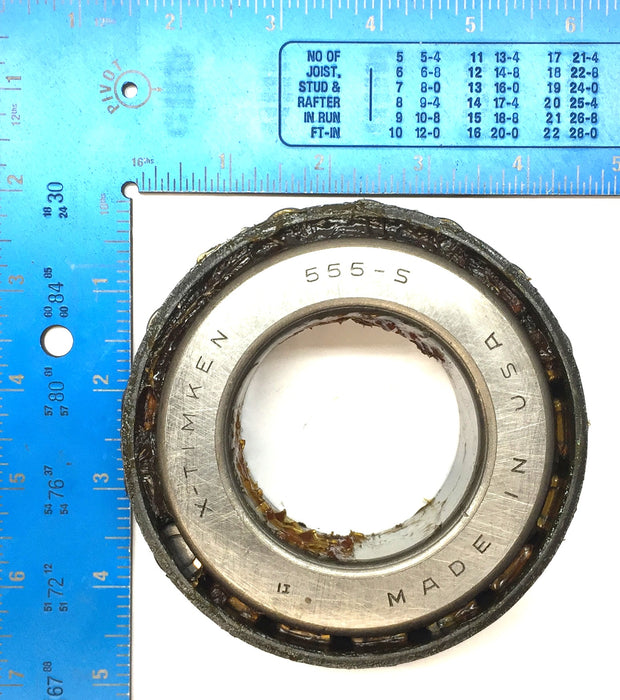 X-Timken Tapered Roller Bearing Cone 555S (No Box) NOS