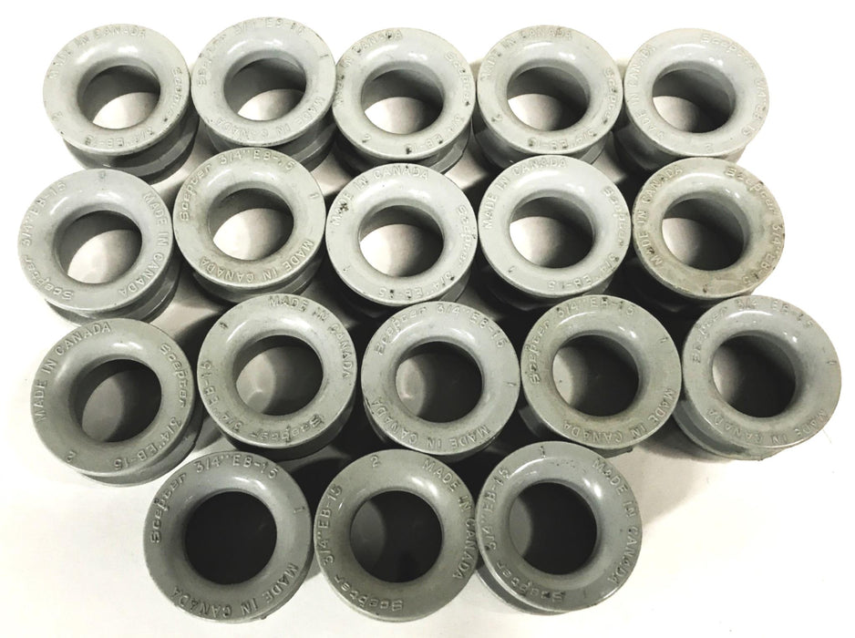 Scepter PVC End Bell EB-15 [Lot of 18] NOS