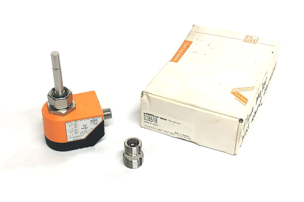 Efector300 Flow Monitor With E40107 Fitting SI8518 (SI0508) NOS