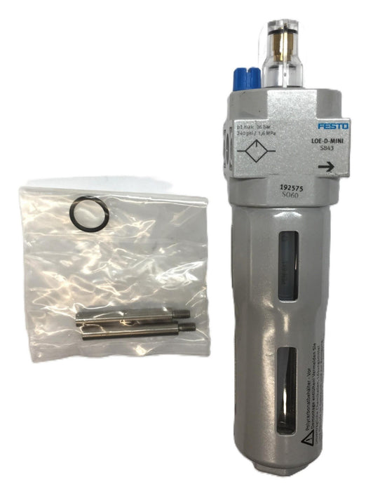 Festo Air Line Lubricator LOE-D-MINI (S843) 192575 (S060) NOS