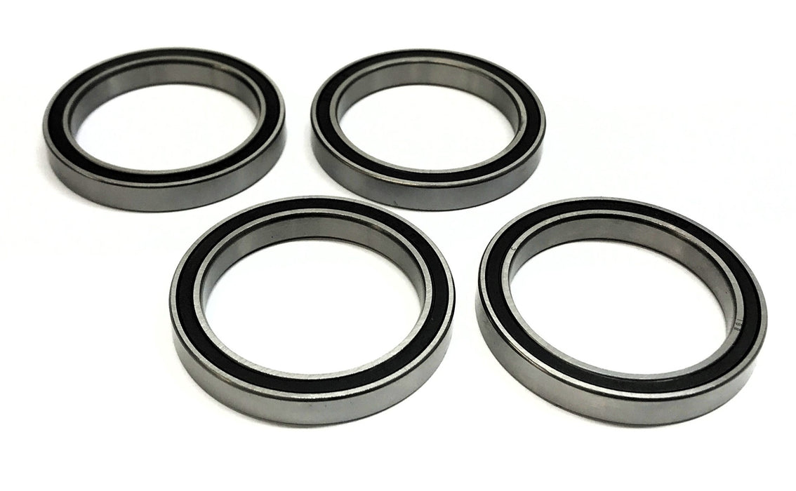 IBB Rubber Sealed Deep Groove Ball Bearing 6808RS [Lot of 4] NOS