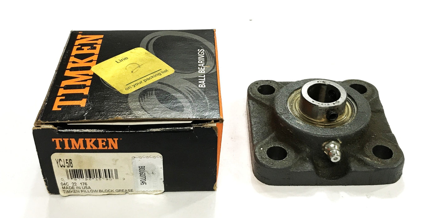 Timken 4-Bolt Bearing Flange Unit YCJ 5/8 NOS