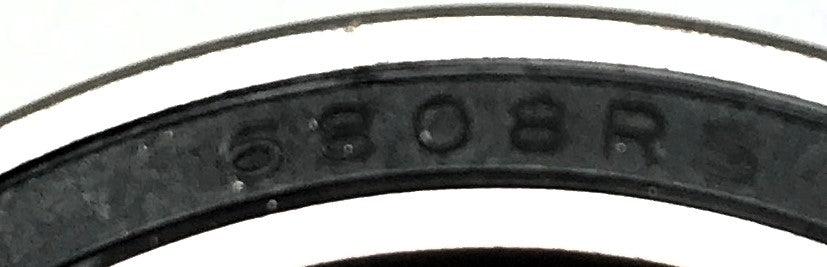 IBB Rubber Sealed Deep Groove Ball Bearing 6808RS [Lot of 4] NOS