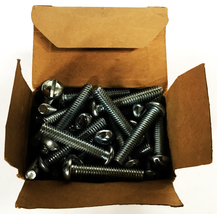 Askew Hardware 1/4-20 x 1-1/2 inch Slotted Round Head Screws [Lot of 115] NOS