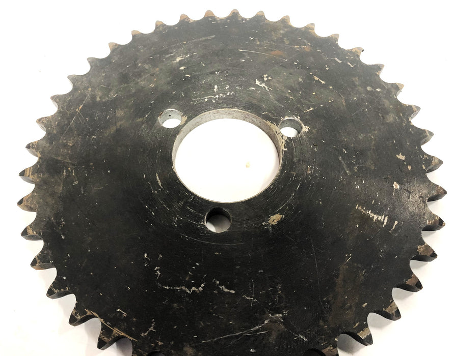Unbranded 2.14 Inch Bore 40 Tooth Roller Chain Sprocket 50-40 USED