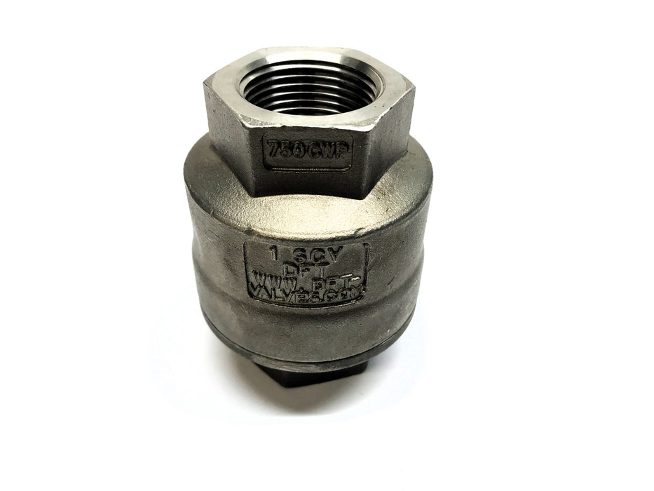 DFT 1" Check Valve 1SCV 750CWP NOS