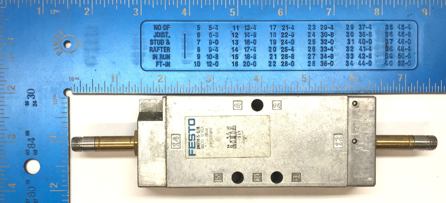 Festo 8 bar/1-120 psi Solenoid Valve JMFH-5-1/8 (8820 U302) USED