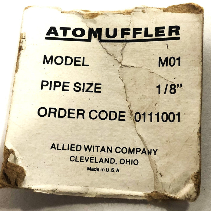 Alwitco 1/8 Inch Atomuffler M01 NOS