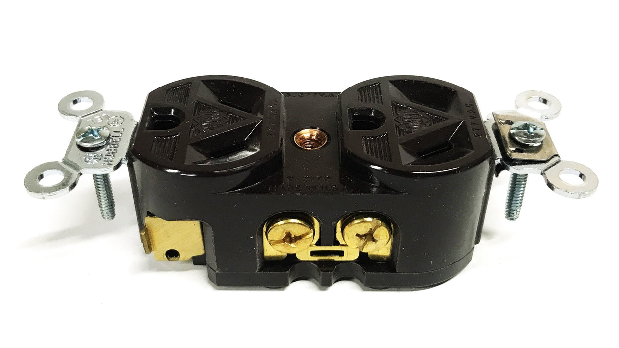 Hubbell 15A 277VAC Straight Blade Duplex Receptacle HBL5302 NOS