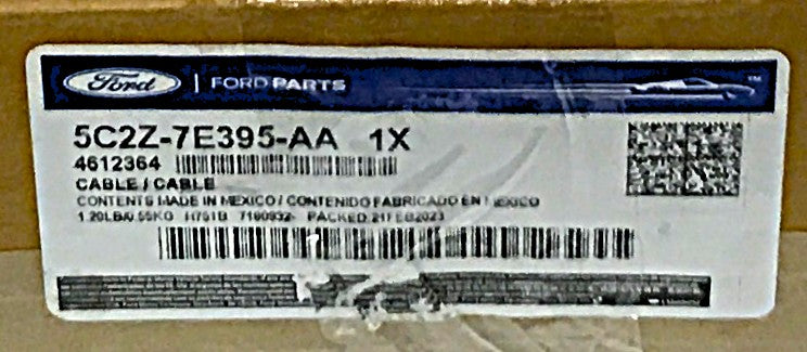 Ford OEM Transmission Gear Shift Cable 5C2Z-7E395-AA NOS
