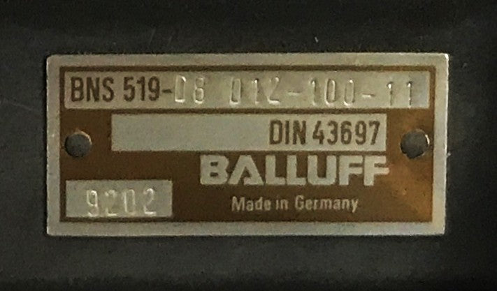 Balluff 8-Position Limit Switch BNS-519-D8-D12-100-11 NOS