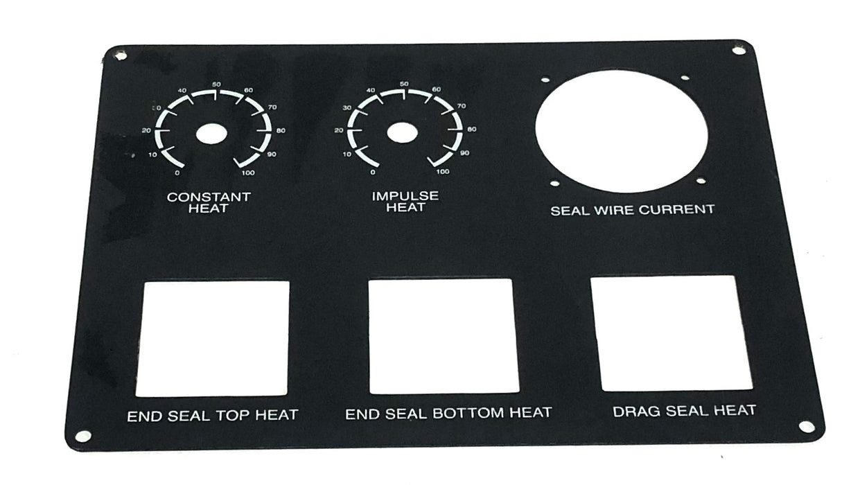 Unbranded Sealer Machine Metal Faceplate NOS