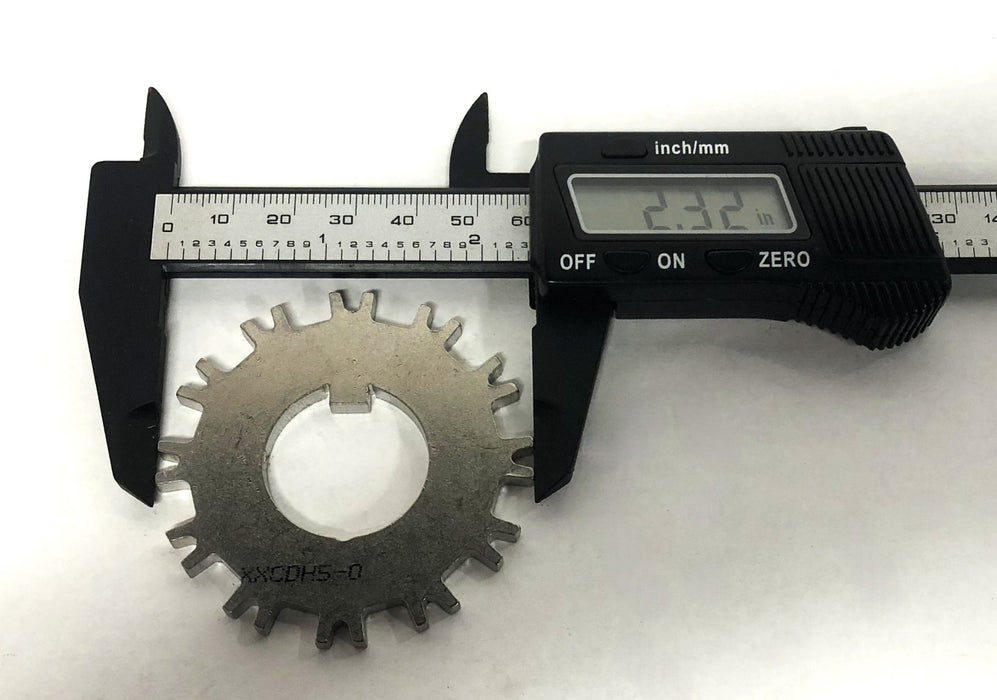 Unbranded 1.03 Inch Bore 12 Groove 2.32 Inch OD Gear XXCDH5-0 NOS