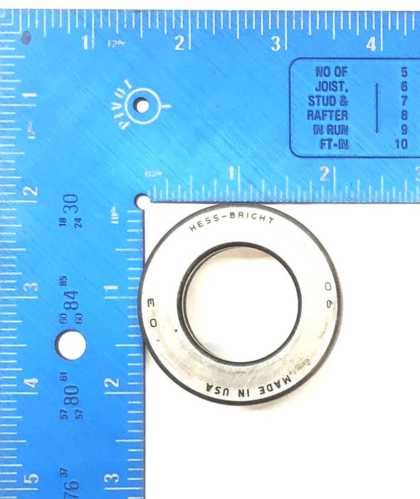 Hess-Bright Thrust Ball Bearing (No Box) 906 NOS