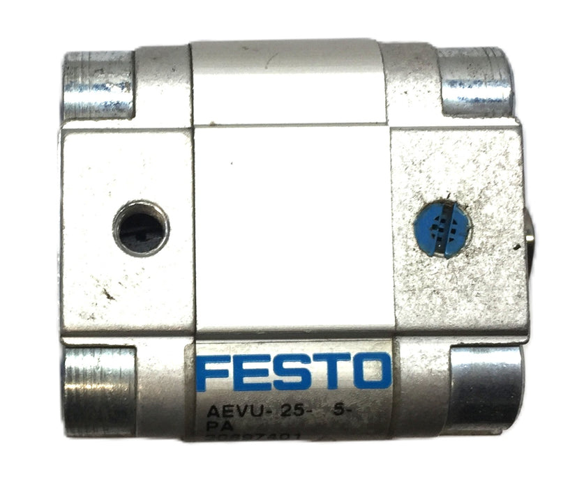 Festo Compact Pneumatic Air Cylinder AEVU-25-5-PA (20697401) 156945 NN41 USED