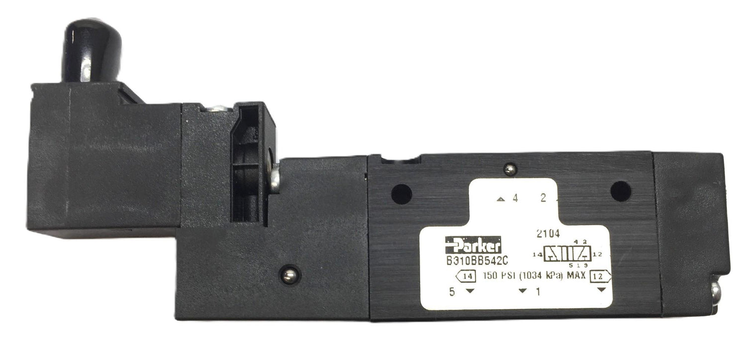 Parker Schrader Bellows 150 psi Solenoid Valve B310BB542C NOS