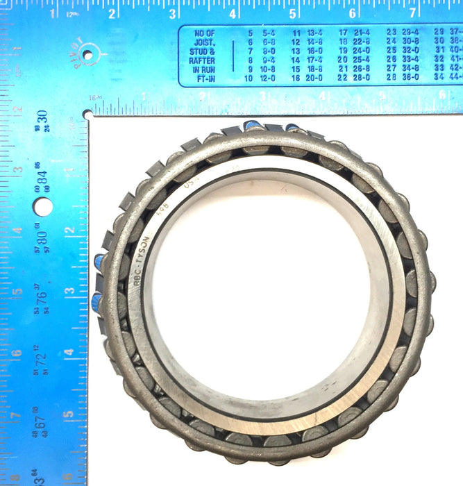 RBC Tyson Cylindrical Tapered Roller Bearing Cone 598 NOS