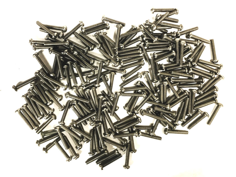 Unbranded 1/4-20 x 1-1/2 inch Round Head Slotted Machine Screw [Lot of 185] NOS