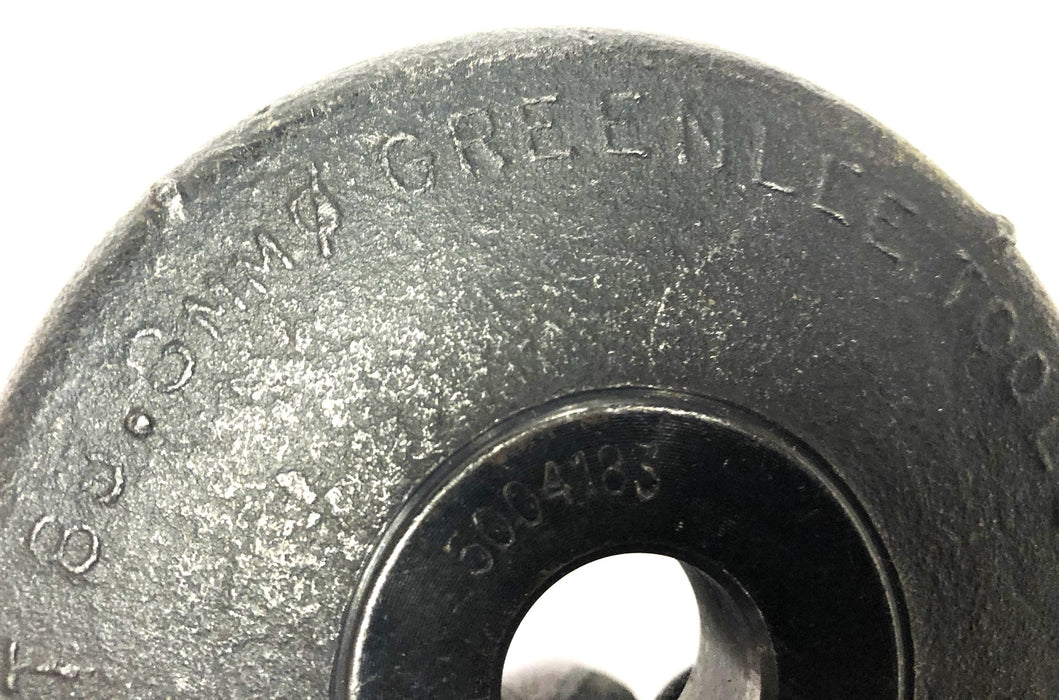 Greenlee 3 Inch 89.8mm Knock Out Punch Die Set 5004183/5004180 NOS