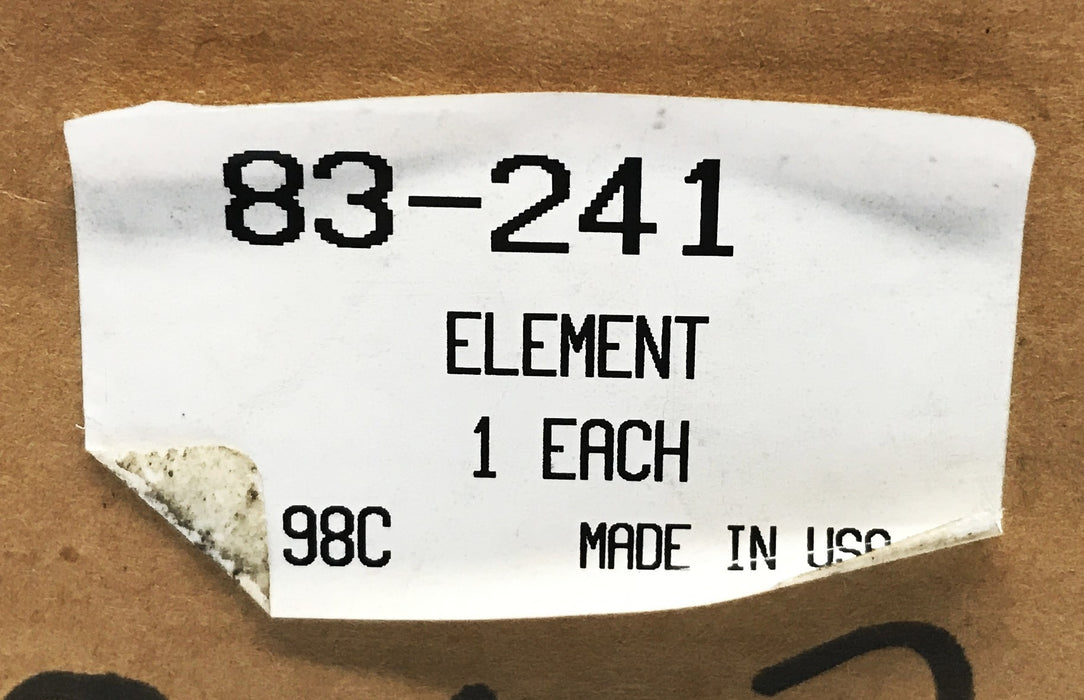 Intrupa Forklift Air Filter Element 83-241 NOS
