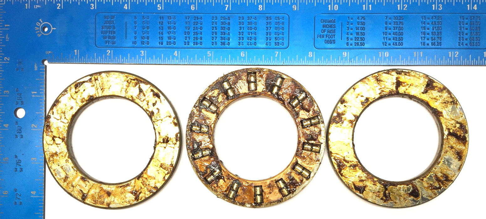 Rollway Thrust Roller Bearing T021 [Lot of 2] NOS