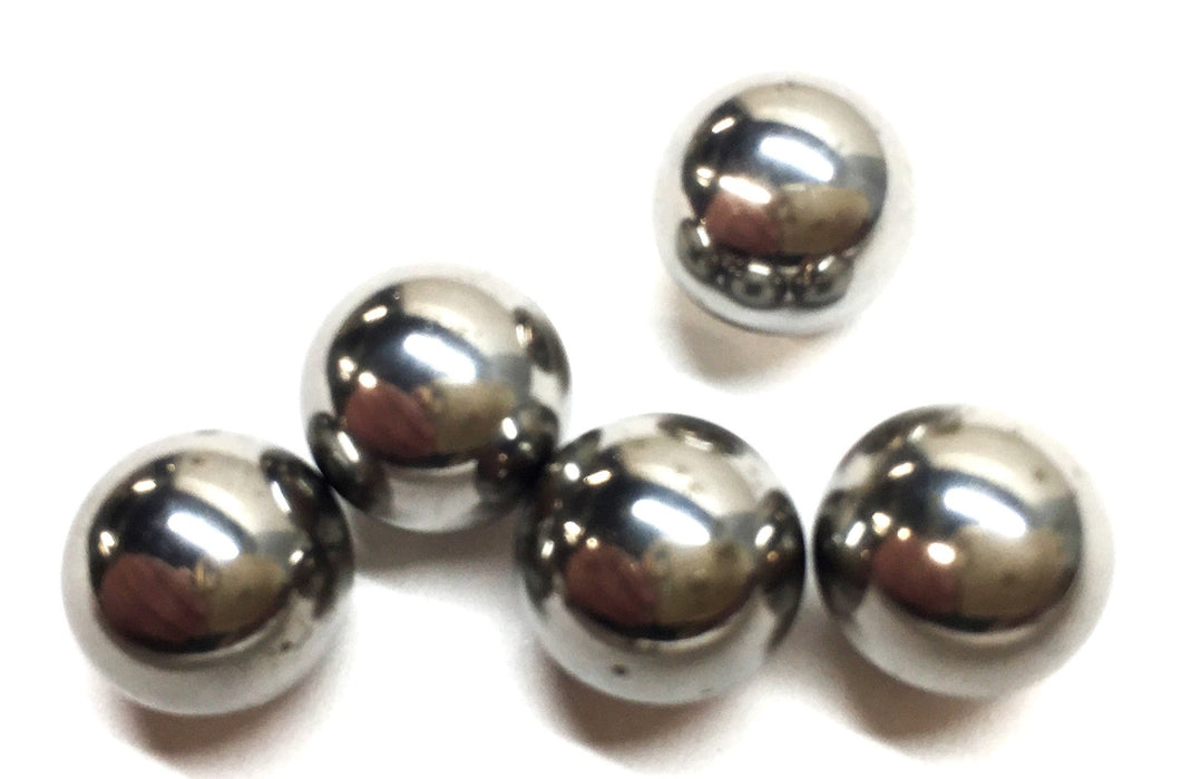 Army-Denn. Mfg. 27/64" Steel Ball Bearing Pk. (5pc) 3110-100-6184 [Lot of 5] NOS