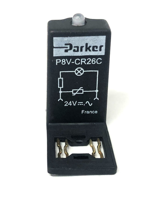 Parker 24V Surge Suppressor P8V-CR26C NOS