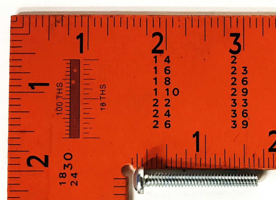 Unbranded 10-24 x 1-1/2 inch Round Head Slotted Machine Screw [Lot of 150] NOS
