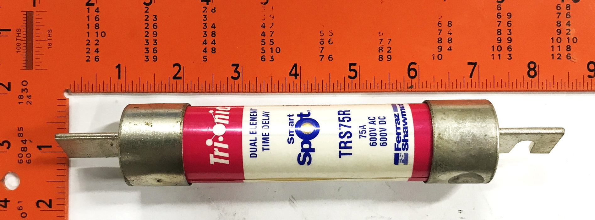 Ferraz Shawmut Duel Element Time Delay Fuse TRS75R [Lot of 2] NOS