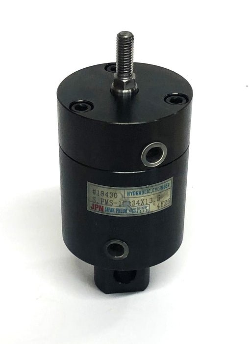 JPN Japan Pneumatics 1/8 Inch 18430 Hydraulic Cylinder S.FMS-10A34X13.5 4Y25 NOS