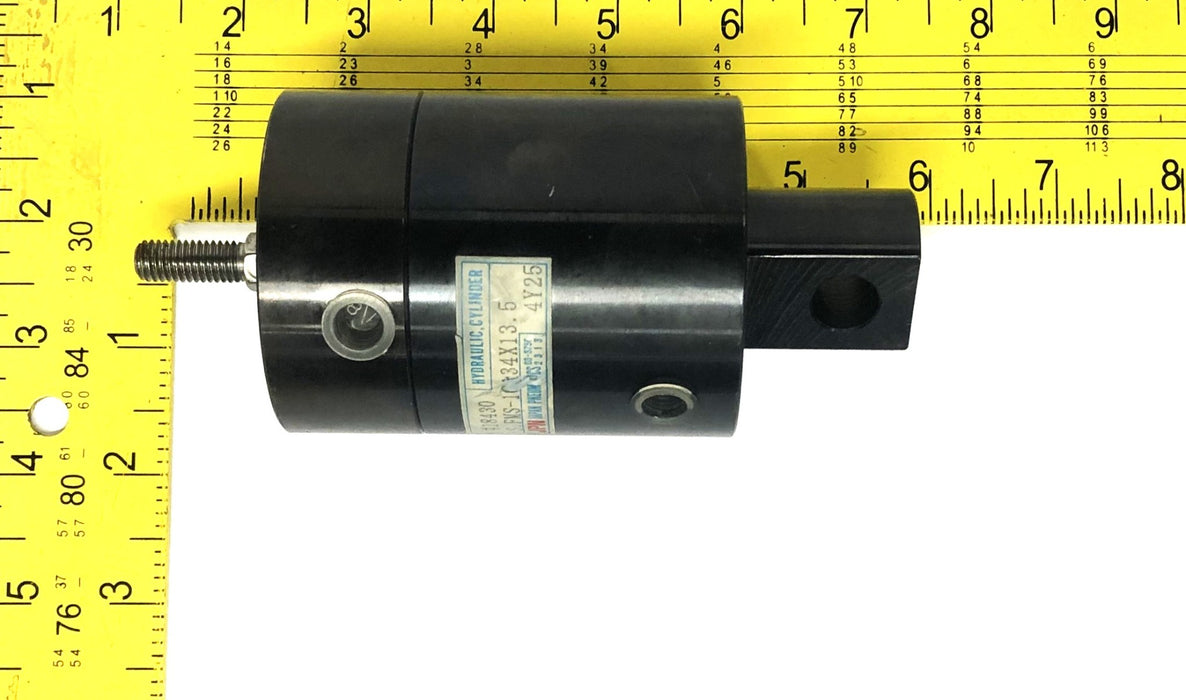 JPN Japan Pneumatics 1/8 Inch 18430 Hydraulic Cylinder S.FMS-10A34X13.5 4Y25 NOS