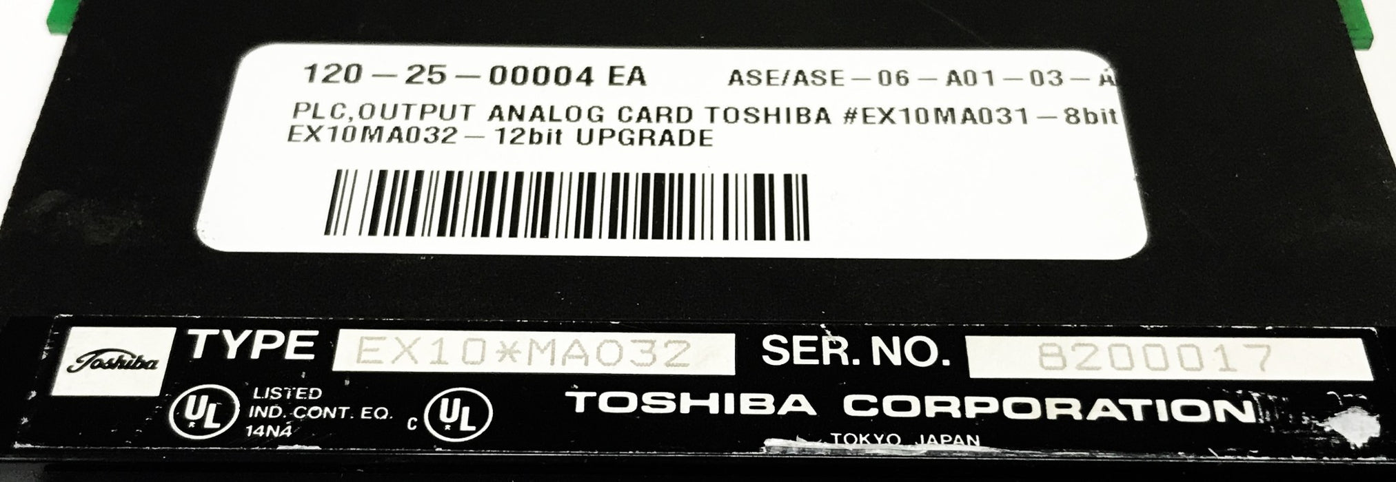 Toshiba Analog Output Module EX10*MAO32 NOS