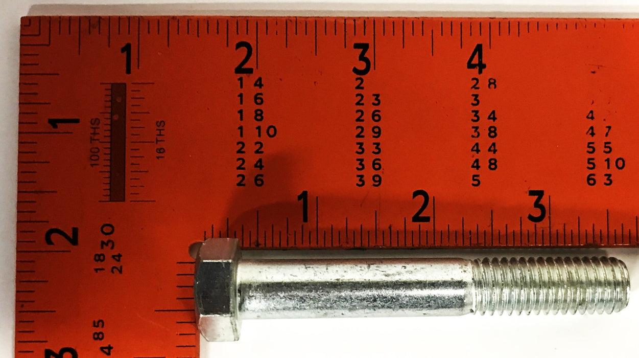 Unbranded 1/2-20 x 3-1/4 inch Zinc Plated Hex Bolt [Lot of 21] NOS