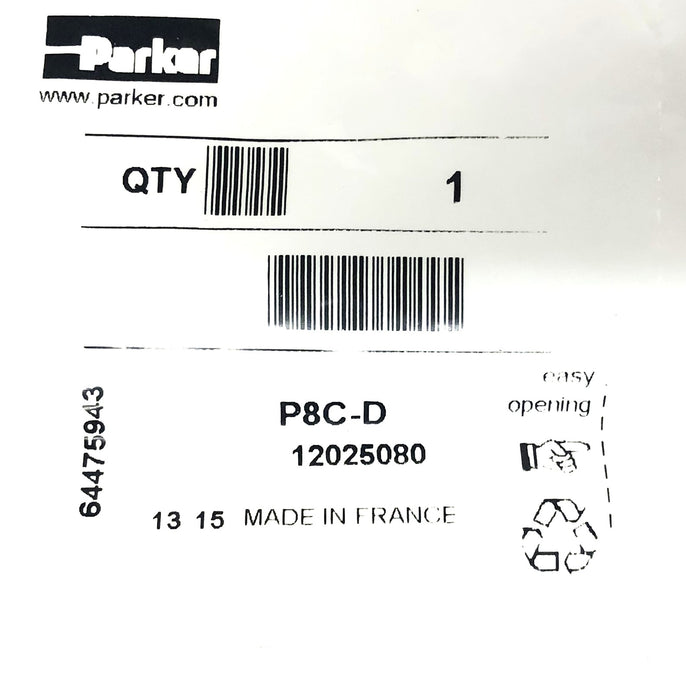 Parker Plug Connector P8C-D NOS